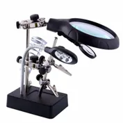 MG16129-C Welding Magnifying Glass 3in1 with 5 LEDs & Clip