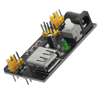 MB102 Breadboard Power Supply Module 3.3V/5V Dual Output + Fuse Protection
