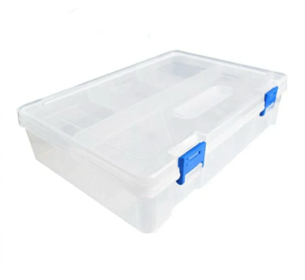 Two Layer Storage Box (23.4*16.8*6.2cm)