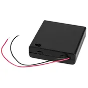 AA Battery Holder 4 Cell + On/Off Switch